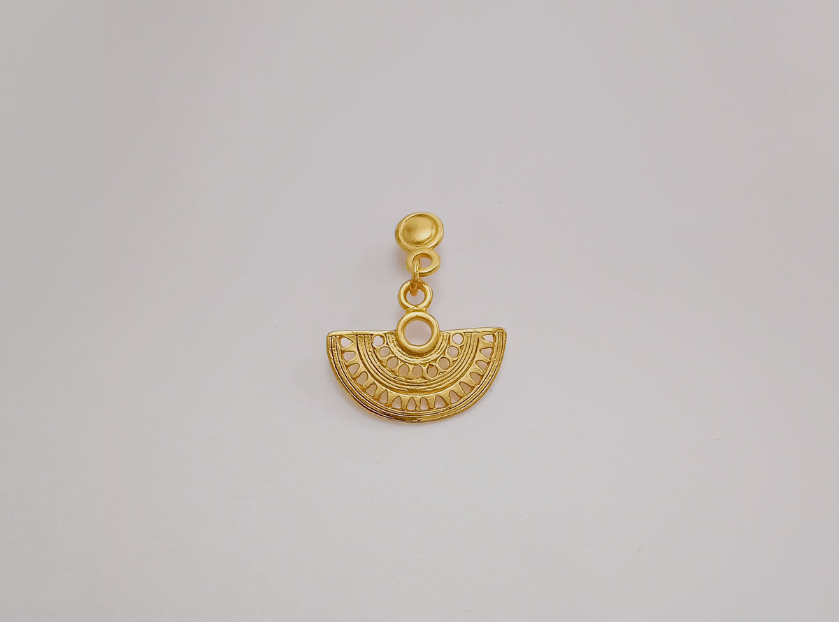 ✨ Aretes Nariguera abanico cultura Sinú