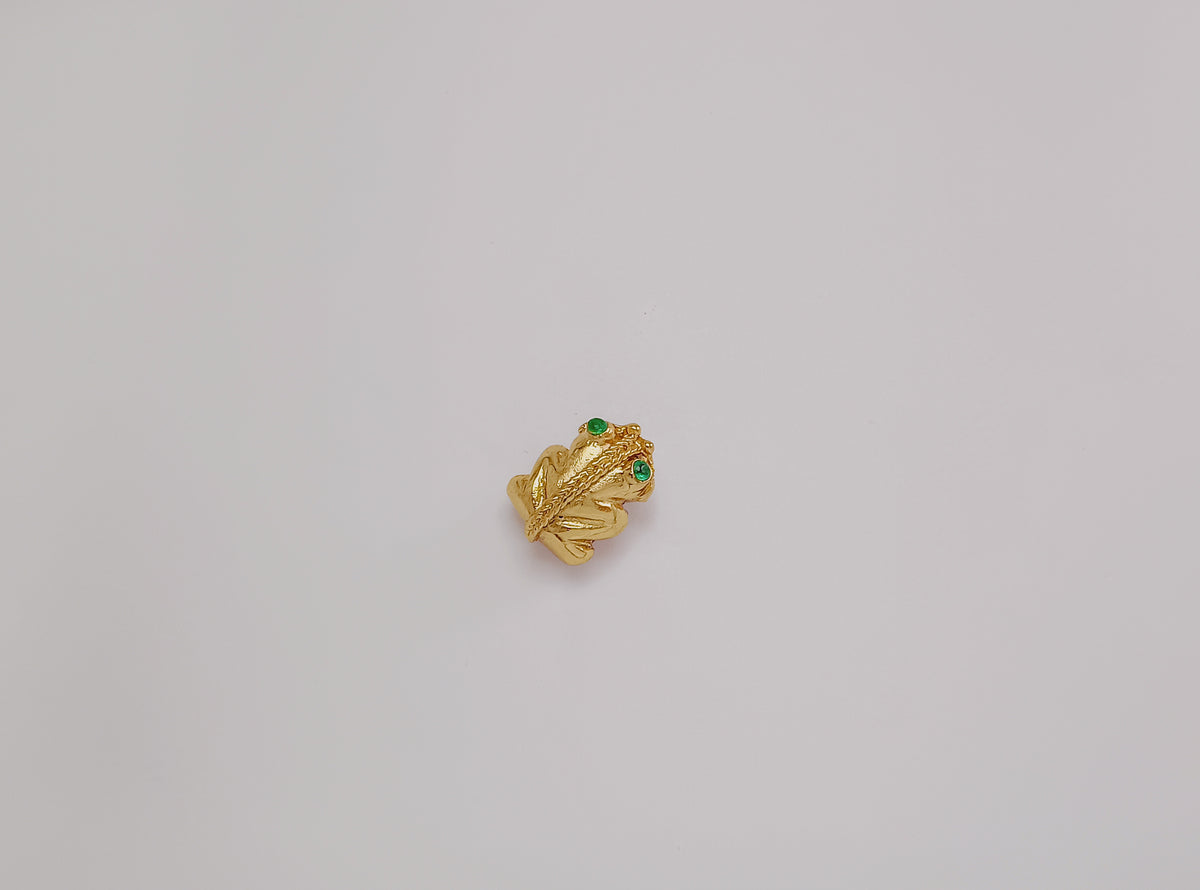 🐸 Topos Circonita cúbica Rana Trenzada Tayrona