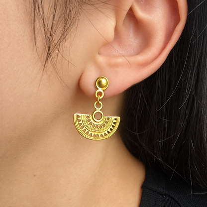 ✨ Aretes Nariguera abanico cultura Sinú