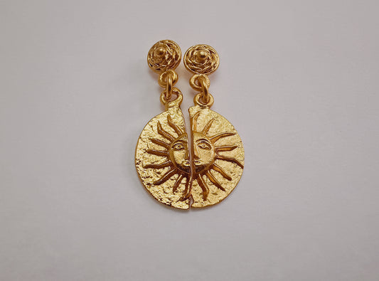 ☀️ Aretes Sol cultura Muisca