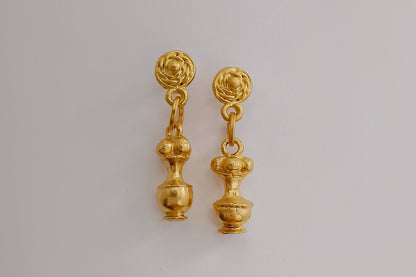 ✨ Aretes Poporo cultura Quimbaya