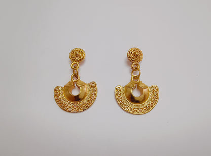 🌙 Aretes Nariguera semilunar cultura Tayrona