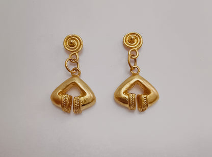✨ Aretes largo cuenta cultura Tayrona
