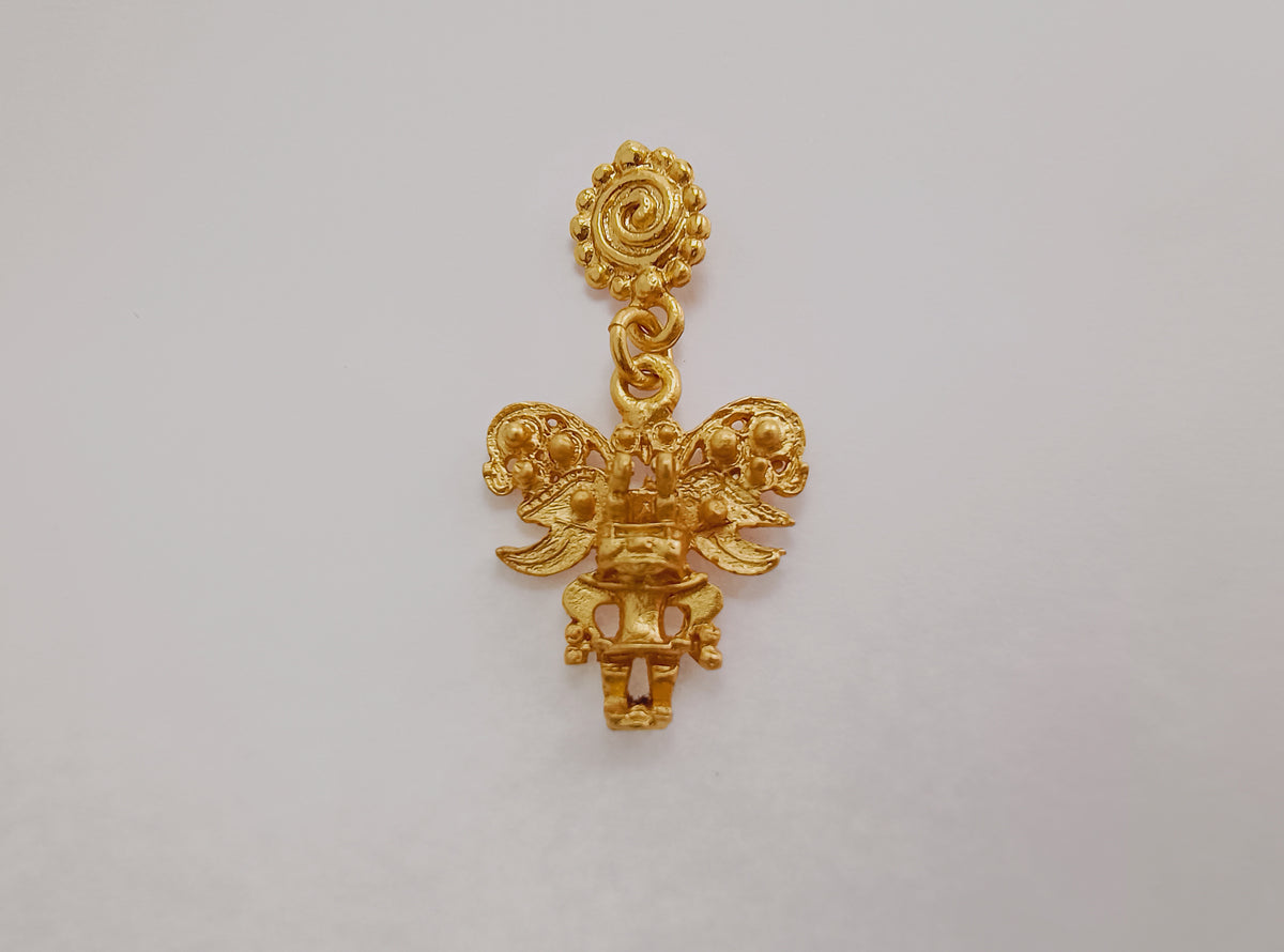 🦇 Aretes Hombre Murciélago cultura Tayrona