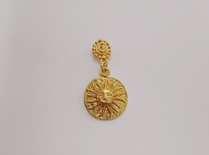 ☀️ Aretes Sol cultura Muisca