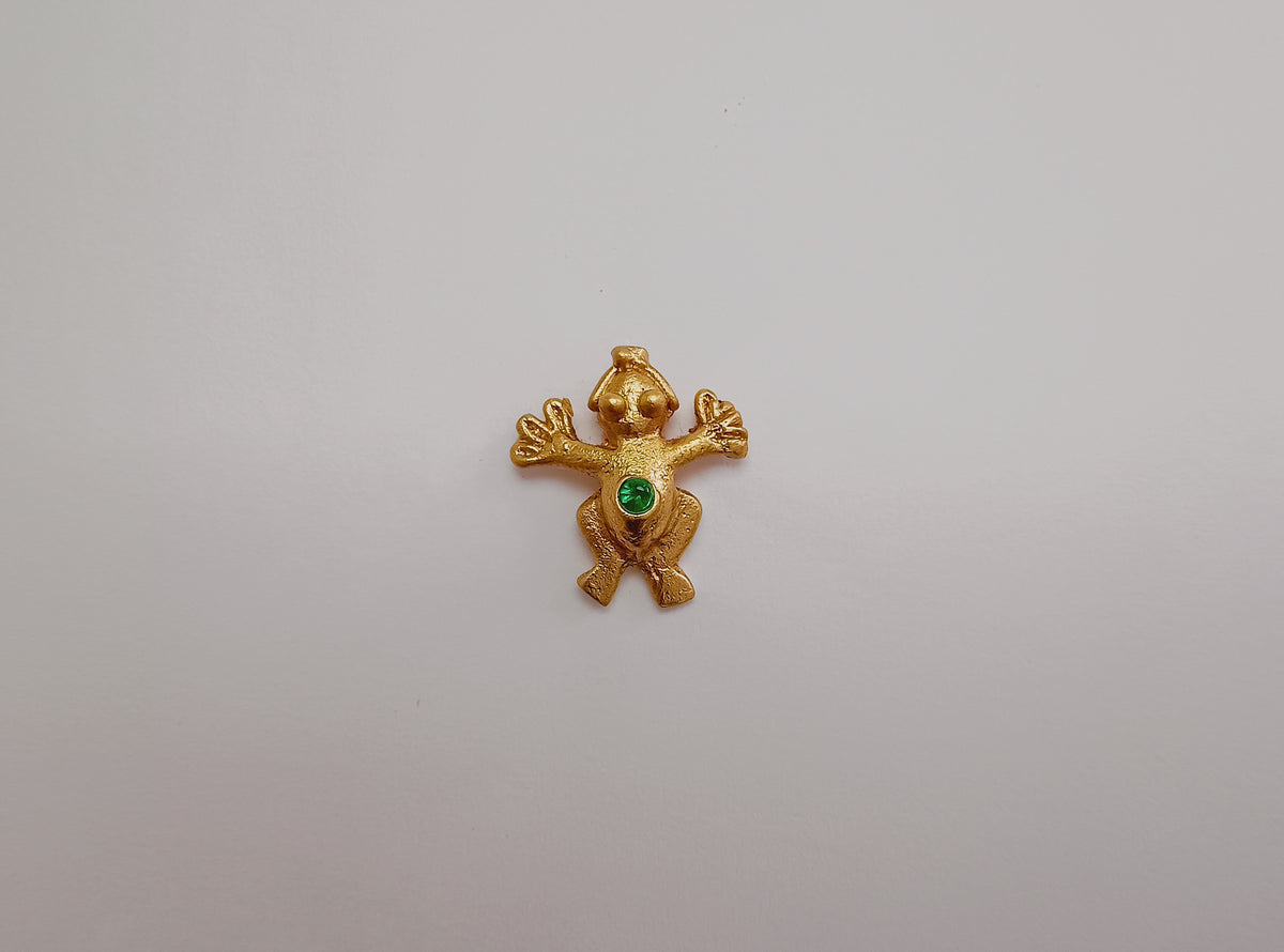🐸 Topos Circonita cúbica Rana Cultura Muisca