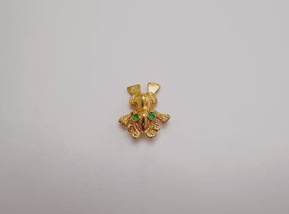 🐸 Topos Circonita cúbica Rana Dorada cultura Tayrona