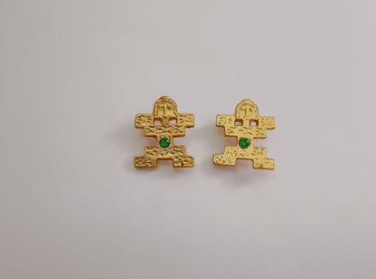 🐆 Topos Circonita cúbica Hombre Jaguar Cultura Tolima