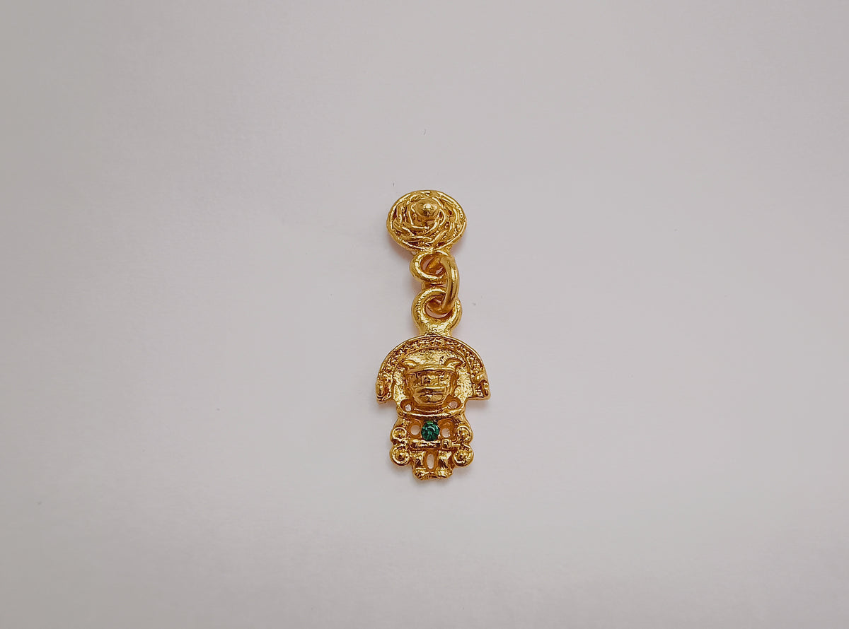 ✨ Aretes Circonita cúbica Cacique Tayrona