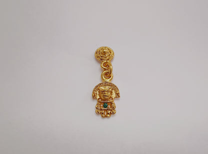 ✨ Aretes Circonita cúbica Cacique Tayrona